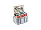 TECHNOCRAFT Werkzeugkiste Pro Flex 170 tlg. , 2 Kunststoffkisten + 1 Rollwagen - Schlüsselwerkzeuge