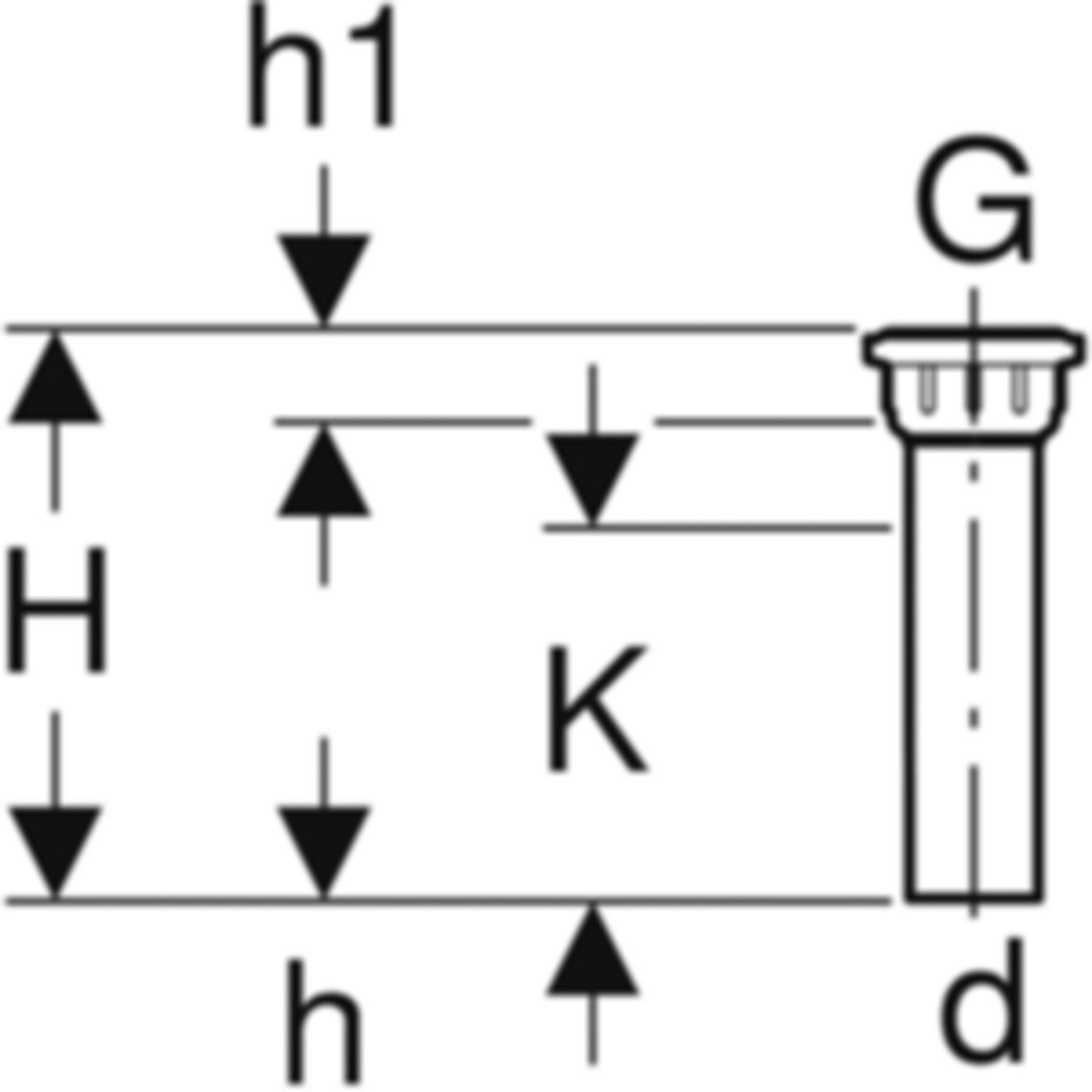 Anschlussstutzen mit Innengewinde und Dichtung d 48mm - 1 1/4" 152.140.16.1 - Geberit-Sifon + Apparateanschlüsse