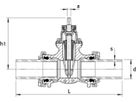 Schieber mit PE-Stutzen für Gas PE100 S5 DN 125 / d 140mm - Wild Armaturen