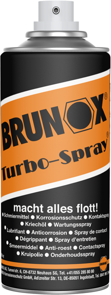 BRUNOX Turbo-Spray Spraydose à 100ml - Schmieren