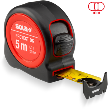 PROTECT DS 525 Rollbandmass Länge: 5m, Bandbreite: 25mm - Längenmessen