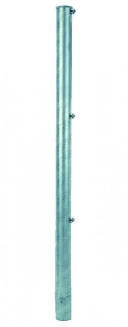 Rohrpfosten feuerverzinkt kompl. 2300/1800mm, Ø 42mm, 410.223 - Drahtgeflecht und Zubehör