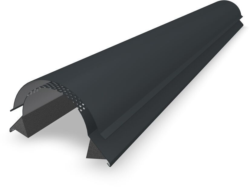 PREFA Jet-Lüfter 1200 mm, stucco 19 P.10 Dunkelgrau 110659 - PREFA Dachsysteme