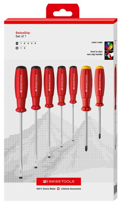 PB Schraubenzieher-Satz, SWISSGRIP PB 8250 CBB, PB8100/1-5, PB 8190/1+2 - Schraubenzieher