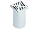 Terrassen-Aufsatz S 15 SEC 15 150 x 150mm 3-500298 mit Rost Edelstahl, zu Aufstockelement 630 - SCHACO Entwässerungstechnik