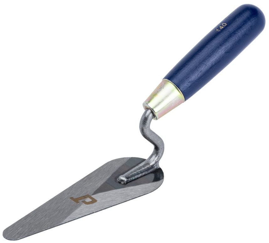 CRAFT TOOLS Katzenzunge Stahl L=140mm , blaues Holzheft - Gartenbauwerkzeuge