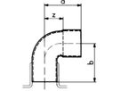 Löt-Winkel 7092 6 mm 767 092 000 - GF Lötfittings