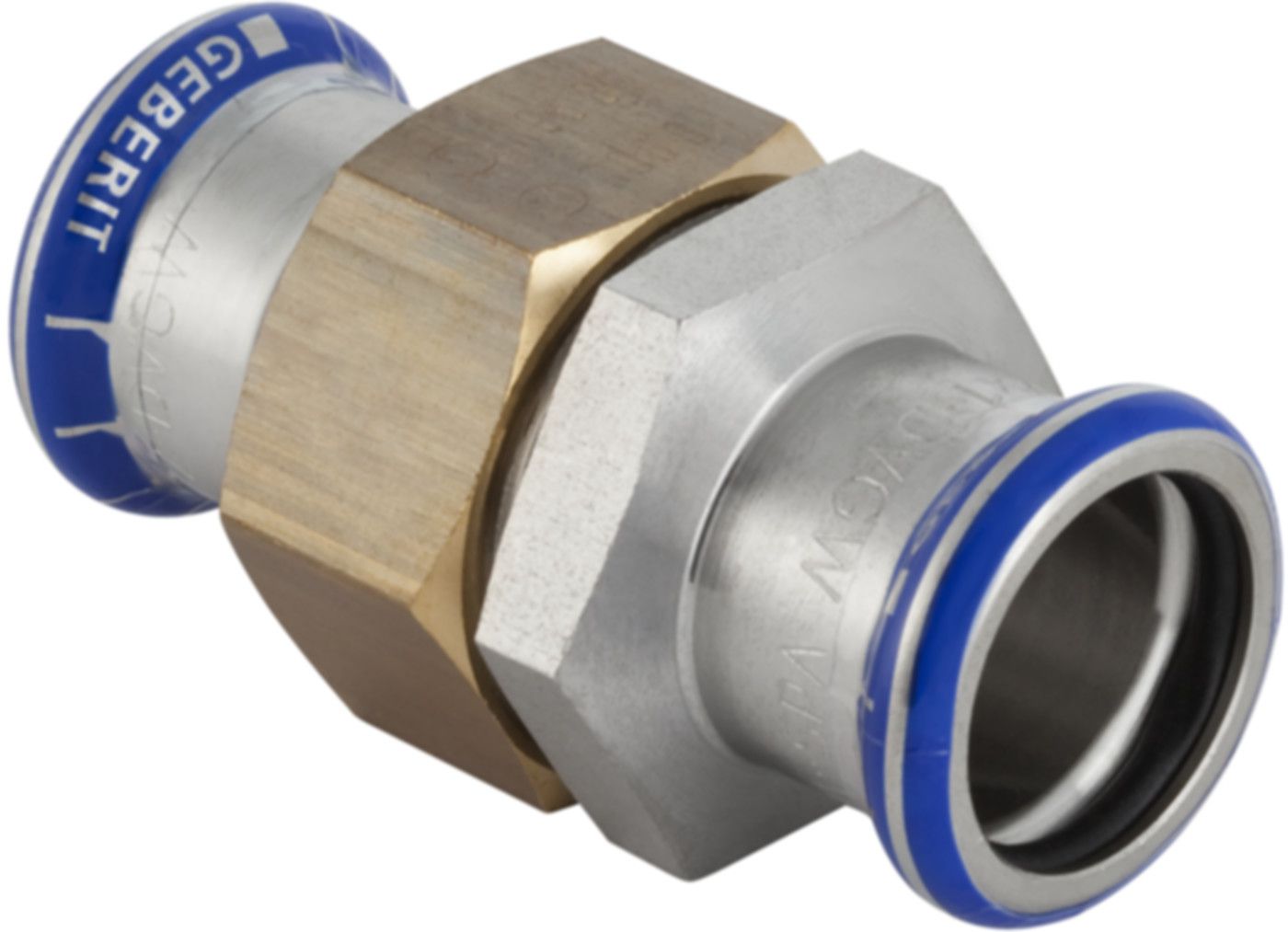 Verschraubung lösbar 54mm 35326 Überwurfmutter Messing - Mapress-Sanitär-Presssystem-Formstücke