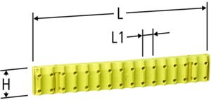 Mehrfach-Rohrführungsbalken 87059.21 16/20-15 - Nussbaum Optiflex-Rohre und Formstücke