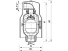Be-/Entlüftungsventil 9870 0,1 - 6 bar DN 2" - Hawle Armaturen