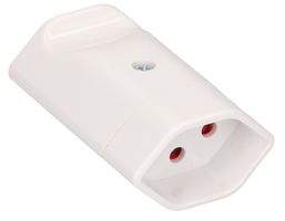 Kupplung T13, 230V /10A, 3-Pol, Weiss - Stromverteilung