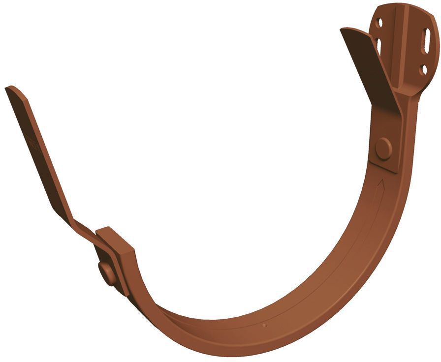 PREFA Stirnbretthaken für Kastenrinnen 333 mm Ziegelrot 525215 - PREFA Dachentwässerungssysteme