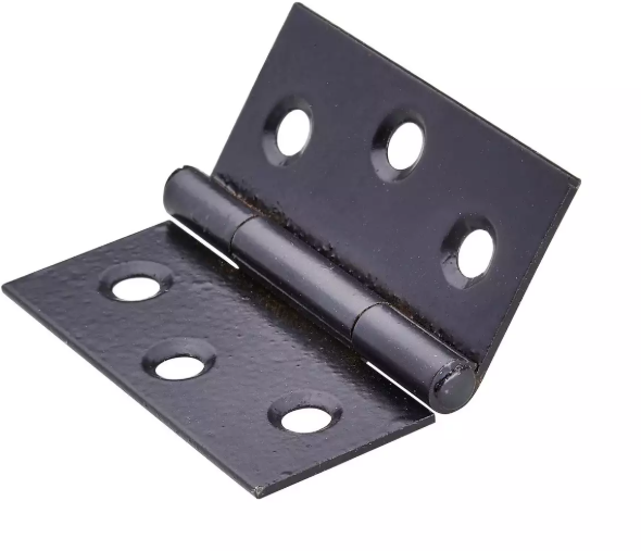 Hettich Scharnier Stahl schwarz, 40 x 40 x 1mm, à 2 Stk - Diverse Möbelbeschläge und Zubehör