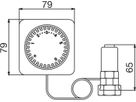 Thermostat m/Fernverstellung 2 m Uni LH m/Nullst. 7-28°C 101 22 95 - Oventrop Programm