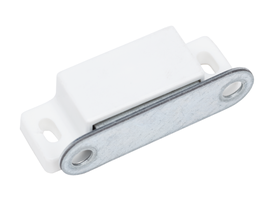 HSI Magnetschnäpper Kunststoff 46x17x13mm, weiss, Haltekraft 6 kg - Diverse Möbelbeschläge und Zubehör