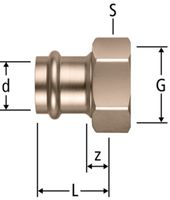 Verschraubungen NUSSBAUM Optipress-Gaz