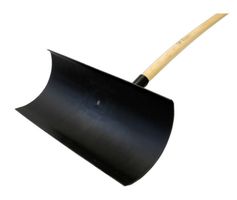 Schneeschieber Kunststoff, glasfaserver. B= 600mm, 30° abwinkelbar, mit Stiel - Bauwerkzeuge