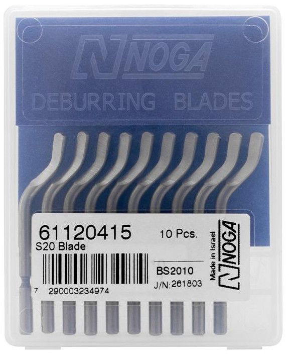 NOGA Entgraterklingen, HSS BS2010 S20, für Messing + Guss - Metallbauwerkzeuge