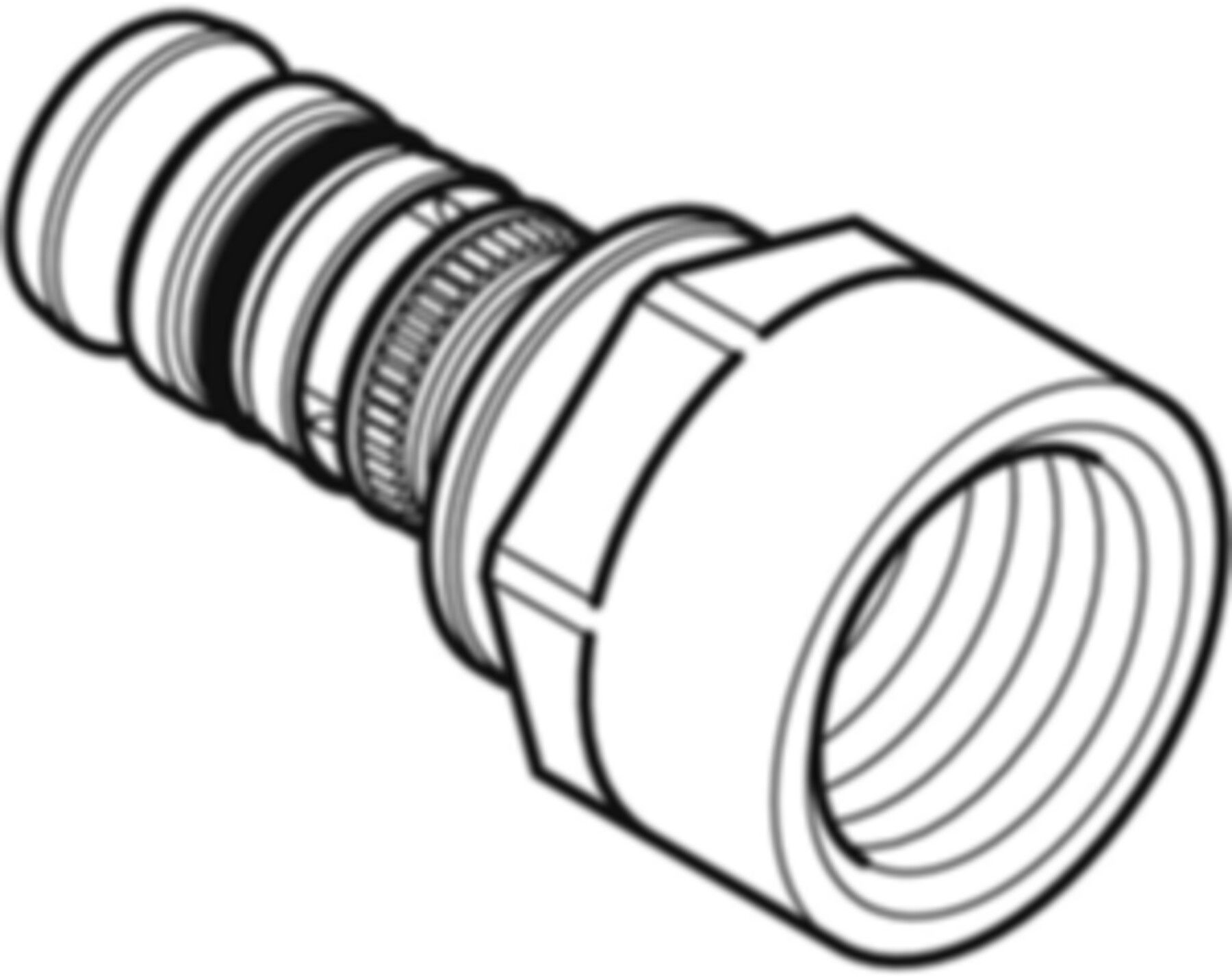 Übergang m/IG 20mm- 3/4" 602.556.00.5 - Geberit-Mepla-Formstücke