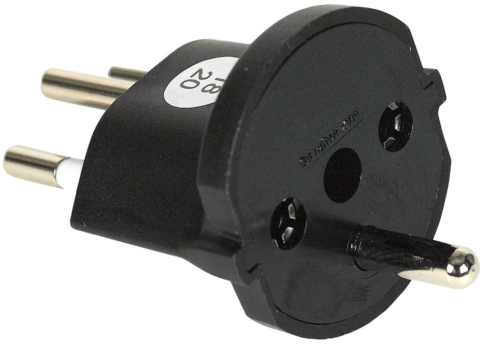 Fixadapter T12 CH-D schwarz 3-polig - Elektrozubehör