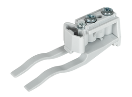 HAWA-PORTA Schienenstopper mit Feder, Porta 60/100 Kunststoff grau, mit einstellbarer Arretierkraft - Schiebetür- und Schiebetorbeschläge