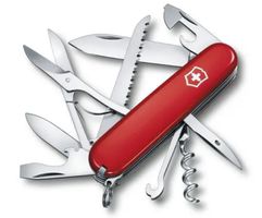 VICTORINOX Offiziersmesser Hunstman, rot, 1.3713 - Heften, Schneiden