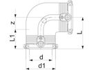 ELGEF Winkel 90° PN 16 d 200mm 753 101 819 - ELGEF Plus Elektroschweissfittinge