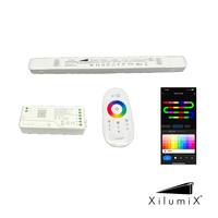 RGBW Funksteuerungs-Set max 5m Glasprofil - LED-Handlauf System