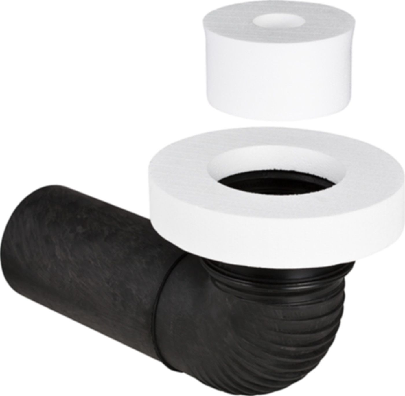 Regenwasser-Anschlussgarnitur waagrecht d110/110mm Silent-db 20 310.970.00.1 - Geberit-Dachentwässerung
