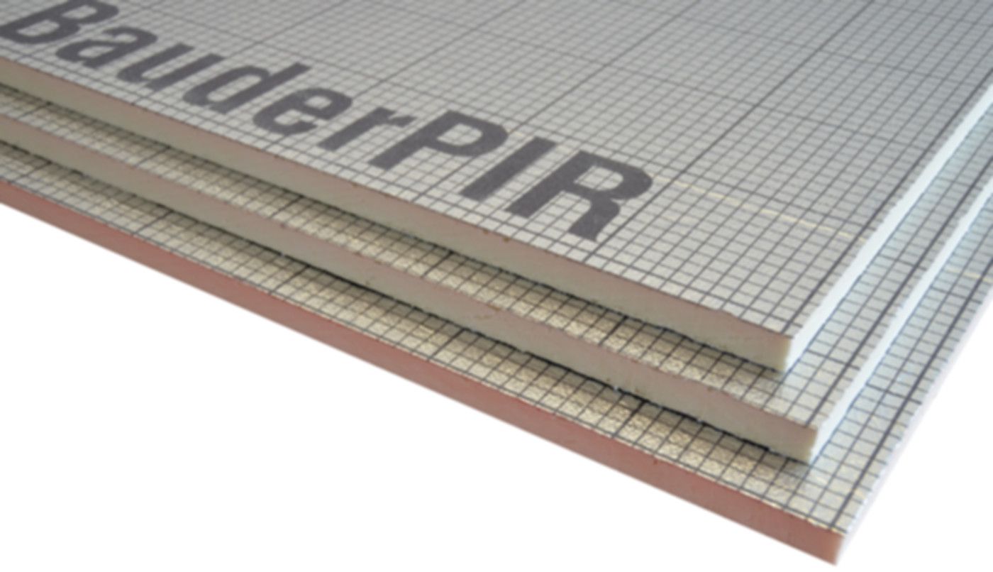 PUR Wärmedämmplatte Alu Kraft 33 kg/m3 Bund à 5.76 m2 1200 x 600 mm 60 mm - Bodenisolationen