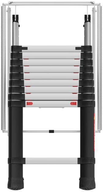 TELESTEPS Dachbodenleiter LOFT MINI 10 Höhe 2550-2950 mm , 10 Tritte , max 150 kg - Garten