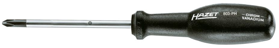 HAZET Schraubenzieher, Philips 803-PH Gr.1, L: 80mm - Schraubenzieher