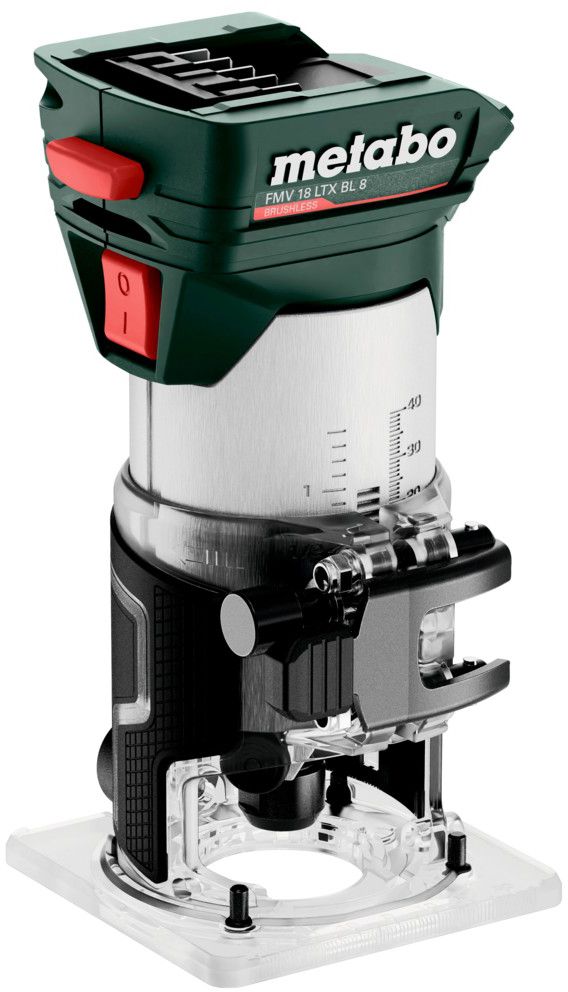 Kantenfräse FMV 18 LTX BL 8 18V , 6/8 mm Spannzange Solo in metaBOX - Metabo Elektrowerkzeuge