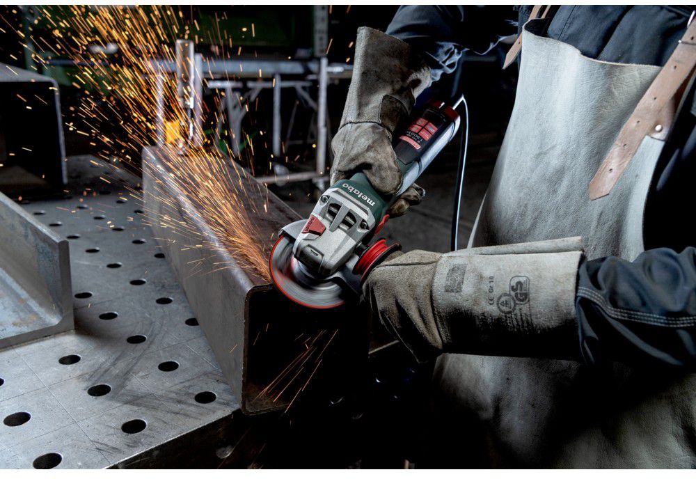 Winkelschleifer WEV 19-125 Q M-Brush Ø125mm , 1900 W, 2800 - 11000/min , im Karton - Metabo Elektrowerkzeuge