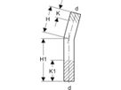 Rohrbogen 15° 54mm 30908 - Mapress-Sanitär-Presssystem-Formstücke