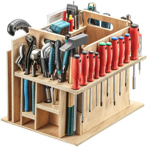 TECHNOCRAFT L-BOXX Werkzeugkiste WOODY BOXX 81 tlg. , Basic Schreiner Werkzeug - Schlüsselwerkzeuge