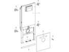 Montageraumabdeckung 244.204.00.1 für Element Massivbau - Geberit-Duofix