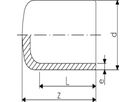 Abschlusskappe PE100 S5 PN 16 d 32mm 753 961 008 - PE100 Stutzenformstücke langschenklig