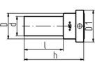 Bundbuchse mit Nut 50mm 6209 761 069 311 - GF Instaflex-HWS-Schweisssystem