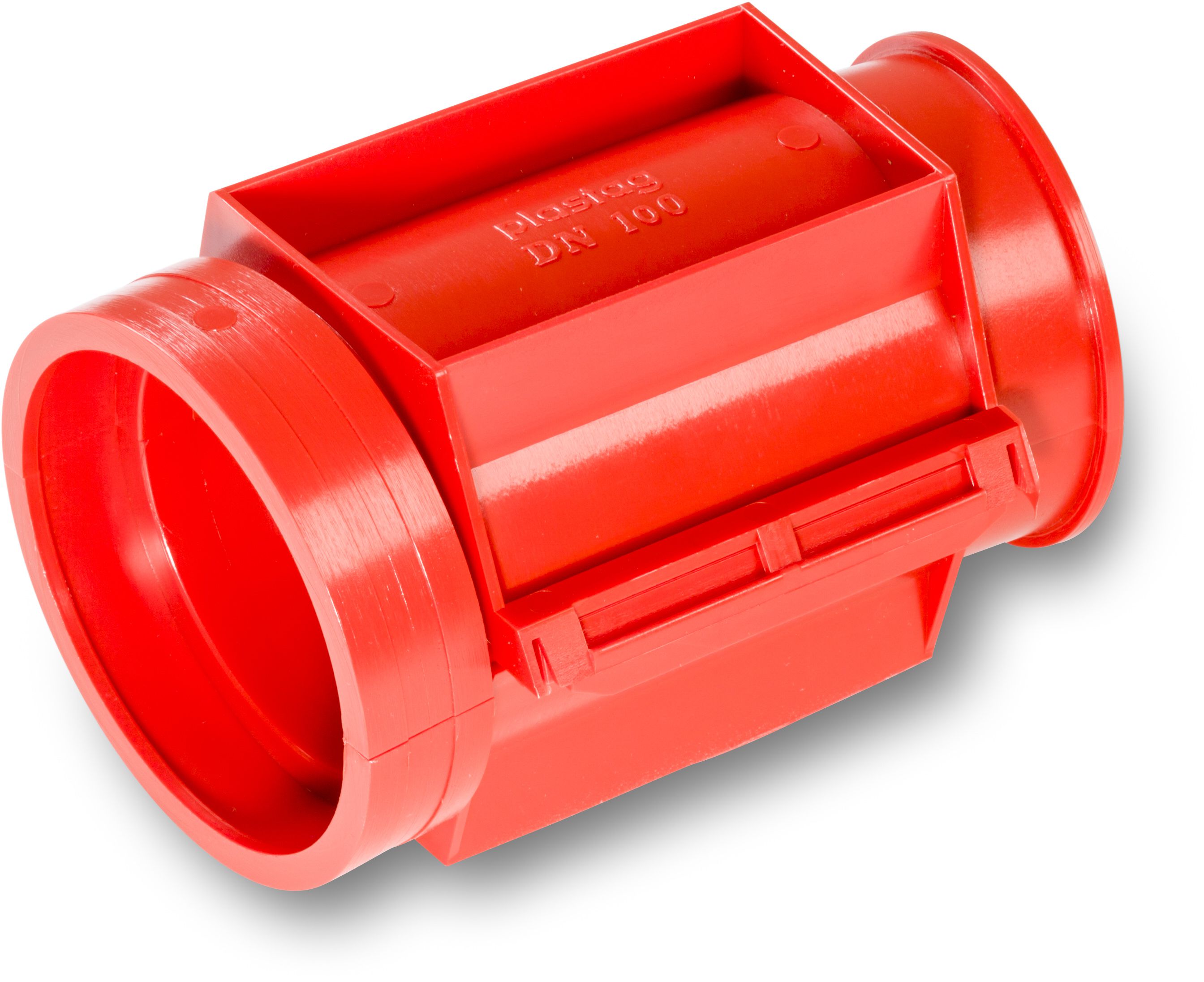 HDPE Bogenelemente Kabelschalen DN 163/148 rot 1 Paar - Streng Kabelschalen / Bogenelemente