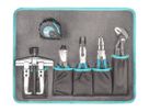 TECHNOCRAFT PP-Werkzeugkoffer wasserfest "PRO CONSTRUCTION 152" - Werkzeugkoffer,Sortimentskoffer,Behälter