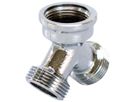 TEGUFIX Y-Verteiler, verchromt G 3/4", 1xIG, 2xAG, 55105.011 - Tegum Armaturen