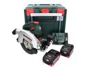 Akku-Handkreissäge KS 18 LTX 66 BL 18V, 2x 8.0 Ah , 66mm , Ø165x20mm in metaBOX - Metabo Elektrowerkzeuge