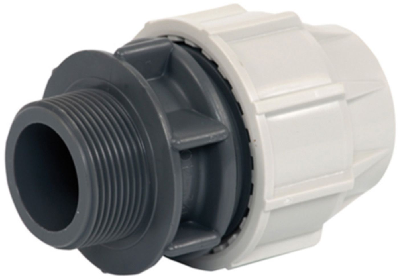 Anschlussverschraubung mit AG 7020 d 20mm - 3/4" - Plasson-Klemmfittinge