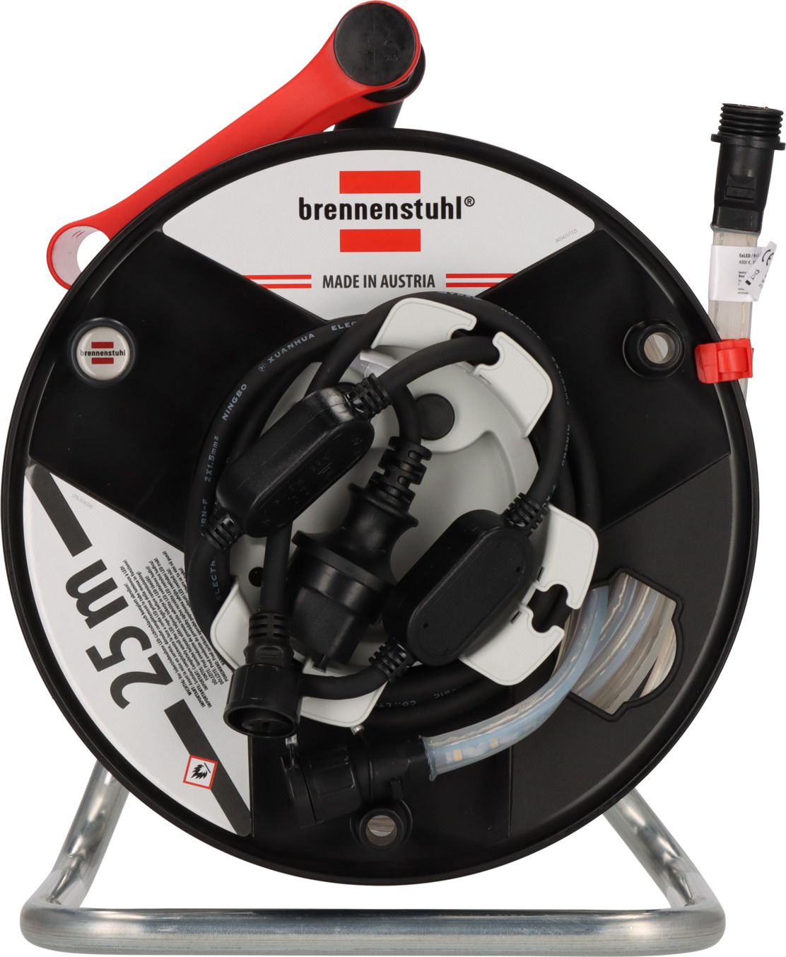 BRENNENSTUHL LED-Lichtschlauch BS2540 SI S 25m, 1-seitig, 4000K, auf Trommel - Lampen, Leuchten