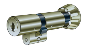 KABA 8 Drehknopfzylinder Typ M1519 37.5/32.5, mit 3-Schlüssel - Kaba 8, Lagerprodukt