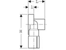 Schalldämmset 20mm 601.805.00.1 zu Doppelanschlusswinkel 90° - Geberit-Push Fit-Formstücke