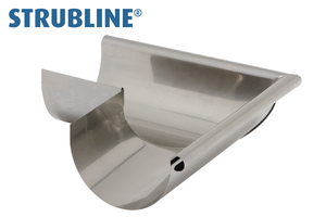 Rinnenwinkel äussere 250 mm 140 gefalzt/gelötet "Strubline" - Verzinkte Spenglereihalbfabrikate