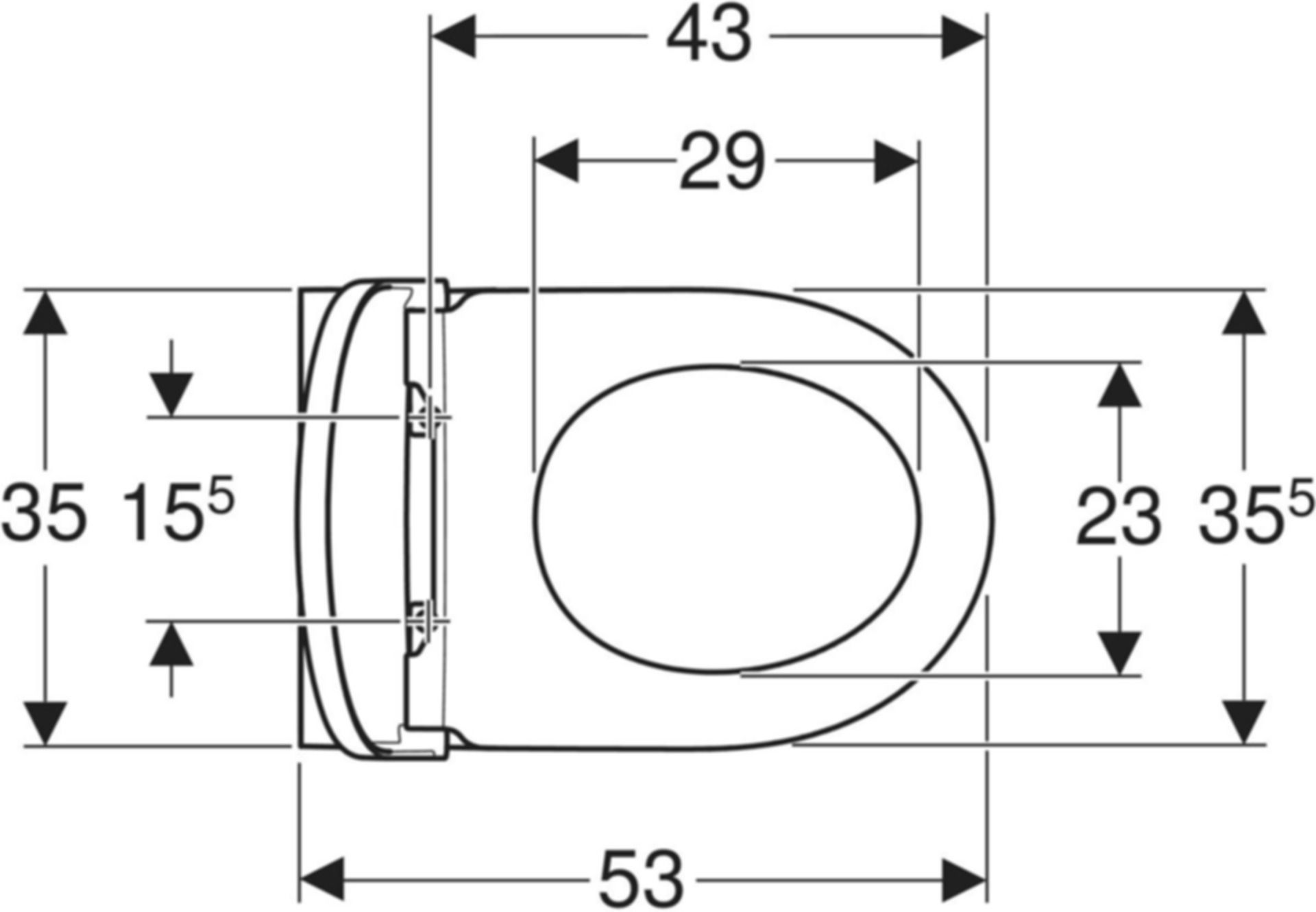 Renova Set Wand-WC Tiefspüler TurboFlush mit Installationszubehör 504.078.00.1 - Geberit Grossisten Shop-Sortiment