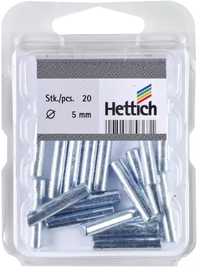 Hettich Tablarträger verzinkt, 5 x 24mm, à 20 Stk - Diverse Möbelbeschläge und Zubehör